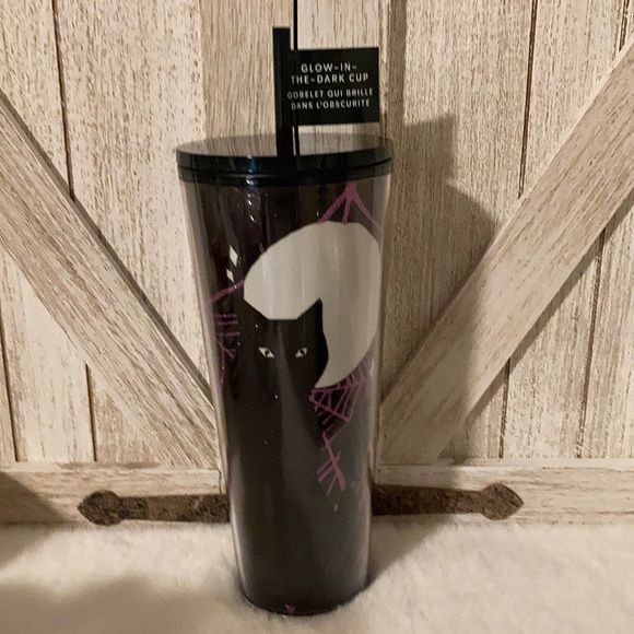 Starbucks Halloween 2021 Black Cat Tumbler